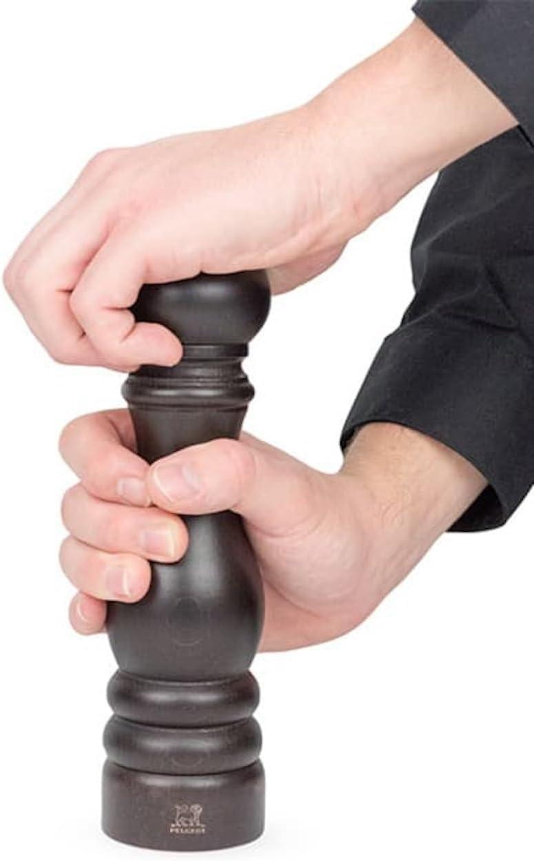 image:imagePeugeot Paris Duo Set Pepper Mill amp Salt Mill beech wood chocolate 22 cm