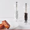 Peugeot – Nancy Manual Salt and Pepper Mill Set – Transparent Adjustable Grinders – Acrylic, Clear, 4.7 Inches