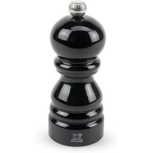 Peugeot – Paris Manual Pepper Mill – Adjustable Grinder – Beechwood, Gloss Black