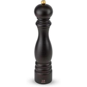 Peugeot – Paris Manual Salt Mill – Adjustable Grinder – Beechwood, Chocolate(Black Lacquered Beechwood)