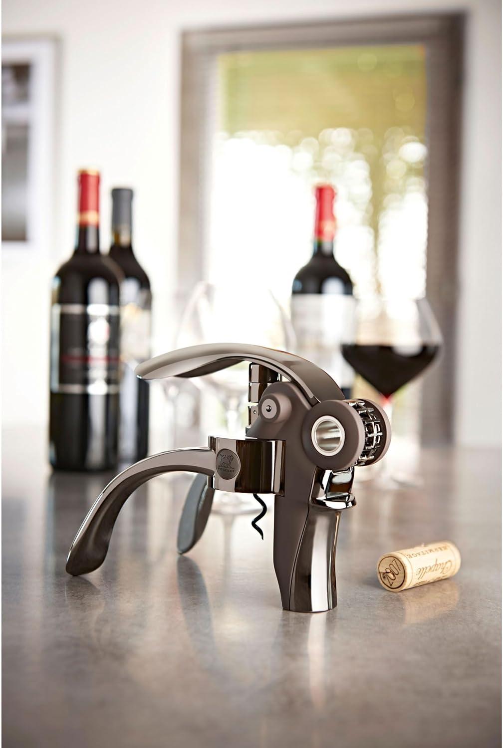 image:imagePeugeot Baltaz Corkscrew LeverStyle Bottle Opener with FoilCutter Basalt 55 InchesRegular
