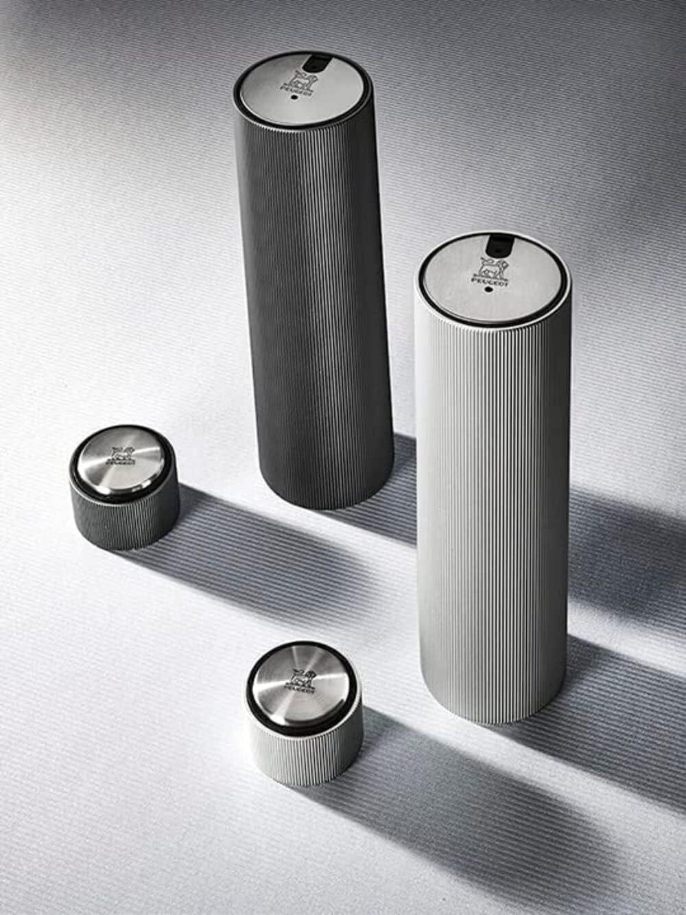 image:imagePeugeot Line Reverse Automatic Rechargable Electric Wine OpenerCorkscrew Light GreyCarbon Dark Grey
