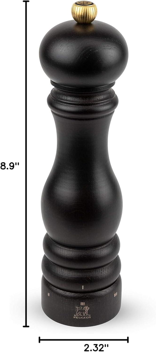 image:imagePeugeot Made in France Paris uSelect Manual Pepper Mill Adjustable Grinder PEFC Certified Beechwood 22 cm 9 in Chocolate9 Inch