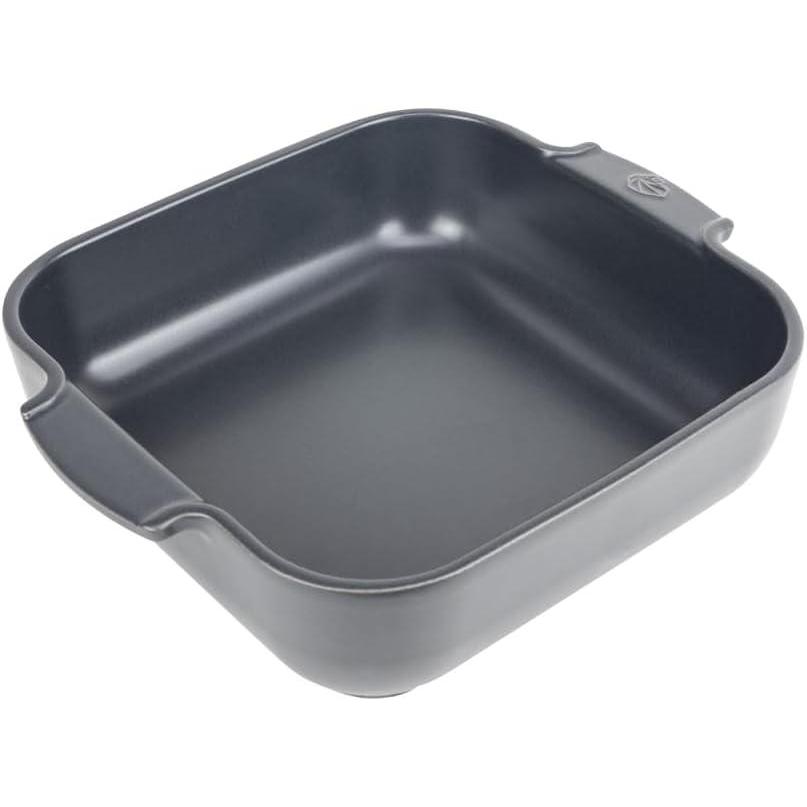 image:imagePeugeot Appolia Square Oven Dish Ceramic Baker with Handles Slate 9 x 25 inchesSlate
