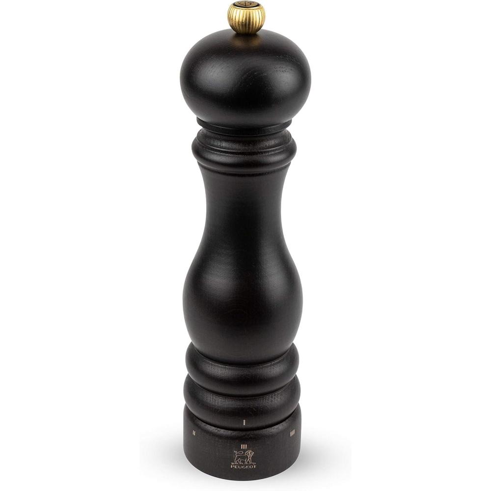 image:imagePeugeot Made in France Paris uSelect Manual Pepper Mill Adjustable Grinder PEFC Certified Beechwood 22 cm 9 in Chocolate9 Inch