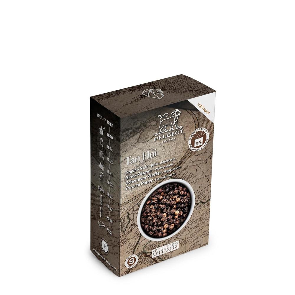 image:imagePeugeot Tan Hoi Vietnamese Black Peppercorns 80g 4 fresh sachets of 20g80g