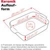 Appolia Rectangular Baking Dish, 9.8×6.7 inch(Red)