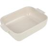 Peugeot – Appolia Rectangular Oven Dish – Ceramic Baker with Handles – Blue, 10 x 8 x 2.5 inches(Ecru)