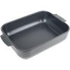 Peugeot – Appolia Rectangular Oven Dish – Ceramic Baker with Handles – Blue, 10 x 8 x 2.5 inches(Slate)