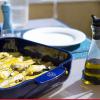 Peugeot – Appolia Square Oven Dish – Ceramic Baker with Handles – Ecru, 9 x 2.5 inches(Blue)