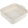 Peugeot – Appolia Square Oven Dish – Ceramic Baker with Handles – Ecru, 9 x 2.5 inches(Ecru)