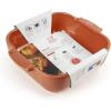 Peugeot – Appolia Square Oven Dish – Ceramic Baker with Handles – Ecru, 9 x 2.5 inches(Terracotta)