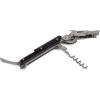 Peugeot – Clavelin Sommelier’s Corkscrew – Patented Single Pull Manual Bottle Opener with Foil-Cutter and Bottle Cap Remover, Black, 5.5 Inches(Stainless Steel)