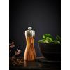 Peugeot – Fidji Manual Pepper Mill – Adjustable Grinder – Olive Wood and Stainless Steel, Natural, 6 Inch