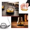 Peugeot – Les Impitoyables Set – Connoisseurs Whiskey Tasting Set with Glass, Chilling Base and Coaster – 38cl / 13oz(9.8 Ounces (Pack of 6))
