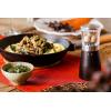 Peugeot – Madras Manual Nutmeg Mill – Spice Grinder – Stainless Steel, Acrylic & Beechwood, Chocolate(Black)