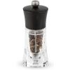 Peugeot – Oleron Manual Chili Pepper Mill – Transparent Adjustable Spice Grinder – Acrylic and Beechwood, Chocolate, 5.5 Inches(Chocolate)