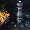 Peugeot – Paris u’Select Manual Pepper Mill – Adjustable Grinder – Beechwood, Graphite Finish(Graphite)