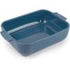 Peugeot – Appolia Rectangular Oven Dish – Ceramic Baker with Handles – Blue, 10 x 8 x 2.5 inches(Light Blue)