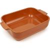 Peugeot – Appolia Rectangular Oven Dish – Ceramic Baker with Handles – Blue, 10 x 8 x 2.5 inches(Terracotta)