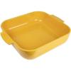 Peugeot – Appolia Square Oven Dish – Ceramic Baker with Handles – Ecru, 9 x 2.5 inches(Saffron)