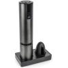 Peugeot – Elis Touch Electric Corkscrew – Rechargeable Bottle Opener with Battery and Charging Base, Stainless Steel, 10.6 inches(Dark Gray)