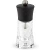 Peugeot – Oleron Manual Chili Pepper Mill – Transparent Adjustable Spice Grinder – Acrylic and Beechwood, Chocolate, 5.5 Inches(Chocolate)
