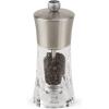 Peugeot – Oleron Manual Chili Pepper Mill – Transparent Adjustable Spice Grinder – Acrylic and Beechwood, Chocolate, 5.5 Inches(Clear)