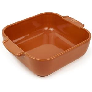 Peugeot – Appolia Square Oven Dish – Ceramic Baker with Handles – Ecru, 9 x 2.5 inches(Terracotta)