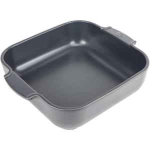 Peugeot – Appolia Square Oven Dish – Ceramic Baker with Handles – Slate, 9 x 2.5 inches(Slate)