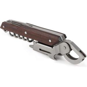 Peugeot – Clavelin Sommelier’s Corkscrew – Patented Single Pull Manual Bottle Opener with Foil-Cutter and Bottle Cap Remover, Black, 5.5 Inches(Natural)