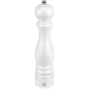 Peugeot – Paris u’Select Manual Salt Mill – Adjustable Grinder – Beechwood, Gloss White(12”)