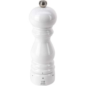 Peugeot – Paris u’Select Manual Salt Mill – Adjustable Grinder – Beechwood, Gloss White(7”)