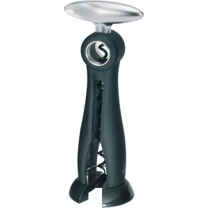 Peugeot – Salma Continuous Turn Corkscrew – Bottle Opener with Foil Cutter Base, Black, 7.5 inches(Black)