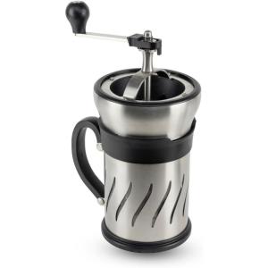 Peugeot Paris Press Coffee Mill/French Press Combination, Stainless steel(Paris)