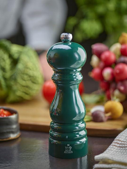image:imagePeugeot Paris uSelect Salt Mill Wood Forest Green 18 cm 7inForest Green