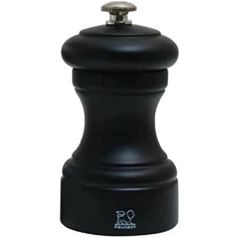 image:imagePeugeot  Bistro Manual Salt Mill  Classic Adjustable Grinder  Beechwood GraphiteMatte Black