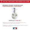 Oleron Manual Wet Salt Mill – Patented Transparent Grinder for Sea Salt – Acrylic and Beechwood, Chocolate, 5.5 Inches(Natural)