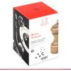 Peugeot – Bistro Manual Salt Mill – Classic Adjustable Grinder – Beechwood, Graphite(Distressed Beechwood)