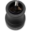 Peugeot – Bistro Manual Salt Mill – Classic Adjustable Grinder – Beechwood, Graphite(Graphite)