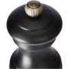 Peugeot – Bistro Manual Salt Mill – Classic Adjustable Grinder – Beechwood, Graphite(Matte Black)
