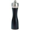 Peugeot – Fidji Manual Salt Mill – Adjustable Grinder – Beechwood and Stainless Steel, Matte Black, 8 Inch