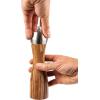 Peugeot – Fidji Manual Salt Mill – Adjustable Grinder – Olive Wood and Stainless Steel, Natural, 6 Inch