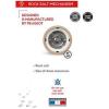 Peugeot – Madras u’Select Manual Salt Mill – Adjustable Grinder – Stainless Steel & Beechwood, Chocolate(olive wood)