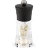 Oleron Manual Wet Salt Mill – Patented Transparent Grinder for Sea Salt – Acrylic and Beechwood, Chocolate, 5.5 Inches(Chocolate)