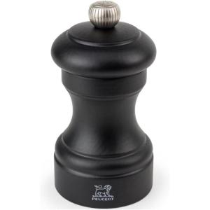 Peugeot – Bistro Manual Salt Mill – Classic Adjustable Grinder – Beechwood, Graphite(Black)