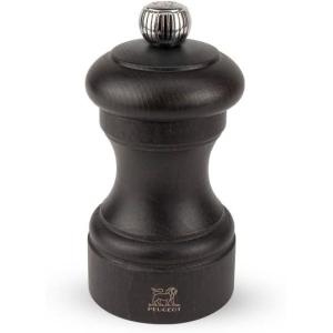 Peugeot – Bistro Manual Salt Mill – Classic Adjustable Grinder – Beechwood, Graphite(Chocolate)