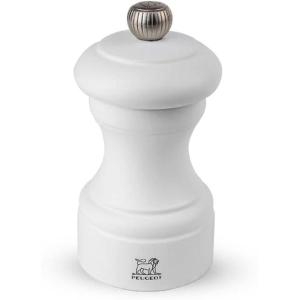 Peugeot – Bistro Manual Salt Mill – Classic Adjustable Grinder – Beechwood, Graphite(White)