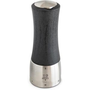 Peugeot – Madras u’Select Manual Salt Mill – Adjustable Grinder – Stainless Steel & Beechwood, Chocolate(Graphite)