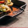 Peugeot – Appolia Rectangular Oven Dish – Ceramic Baker with Handles – Eggplant, 13 x 11 x 3 inches(Blue)